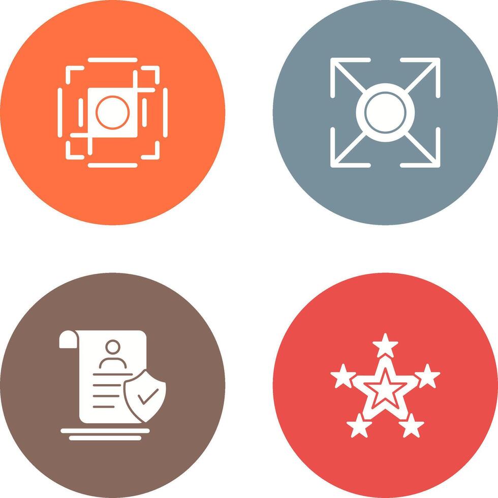 crop and expand Icon vector