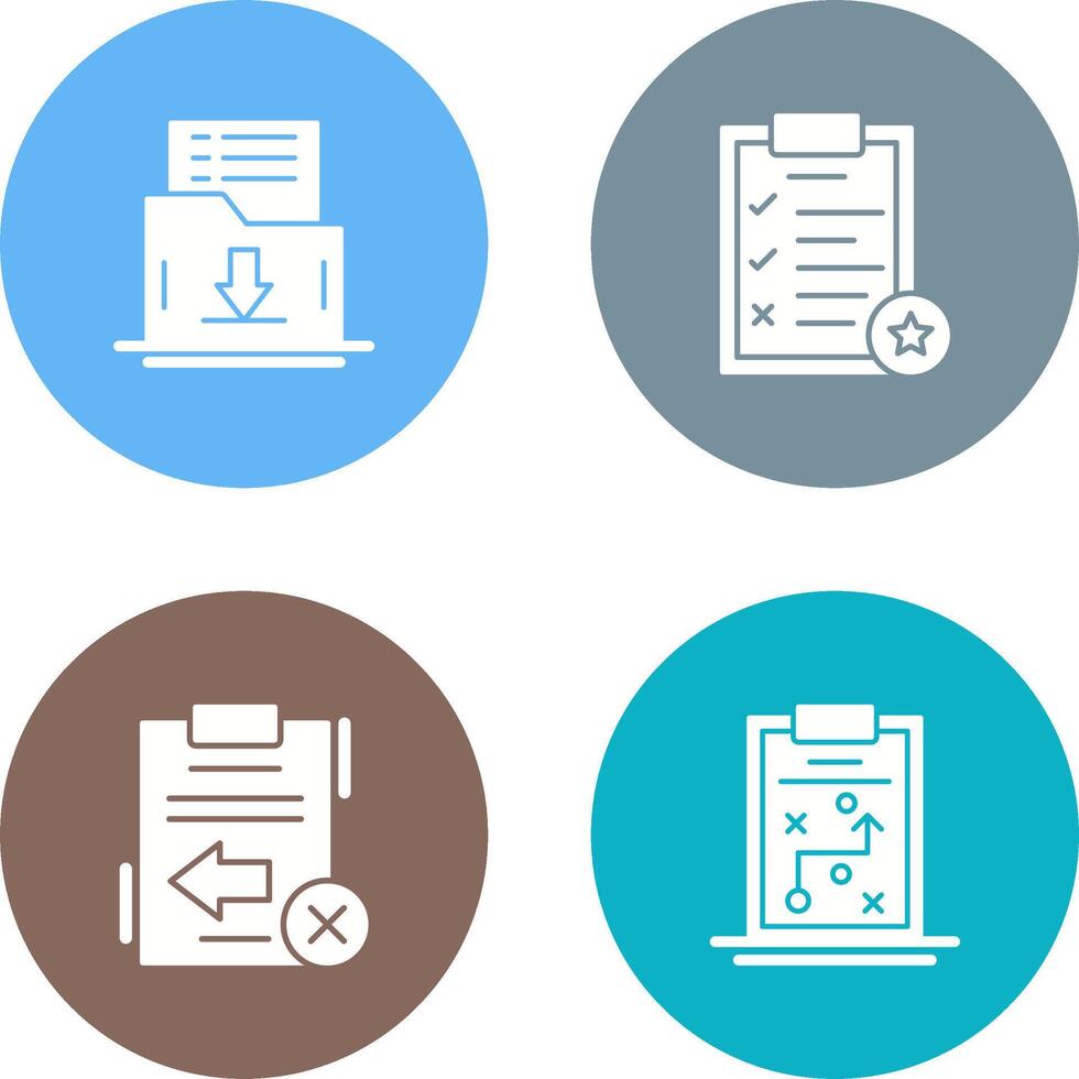 Save List and Task List Icon vector