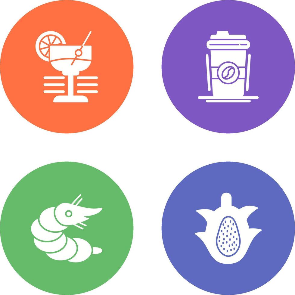 Martini and Coffee Cup Icon vector