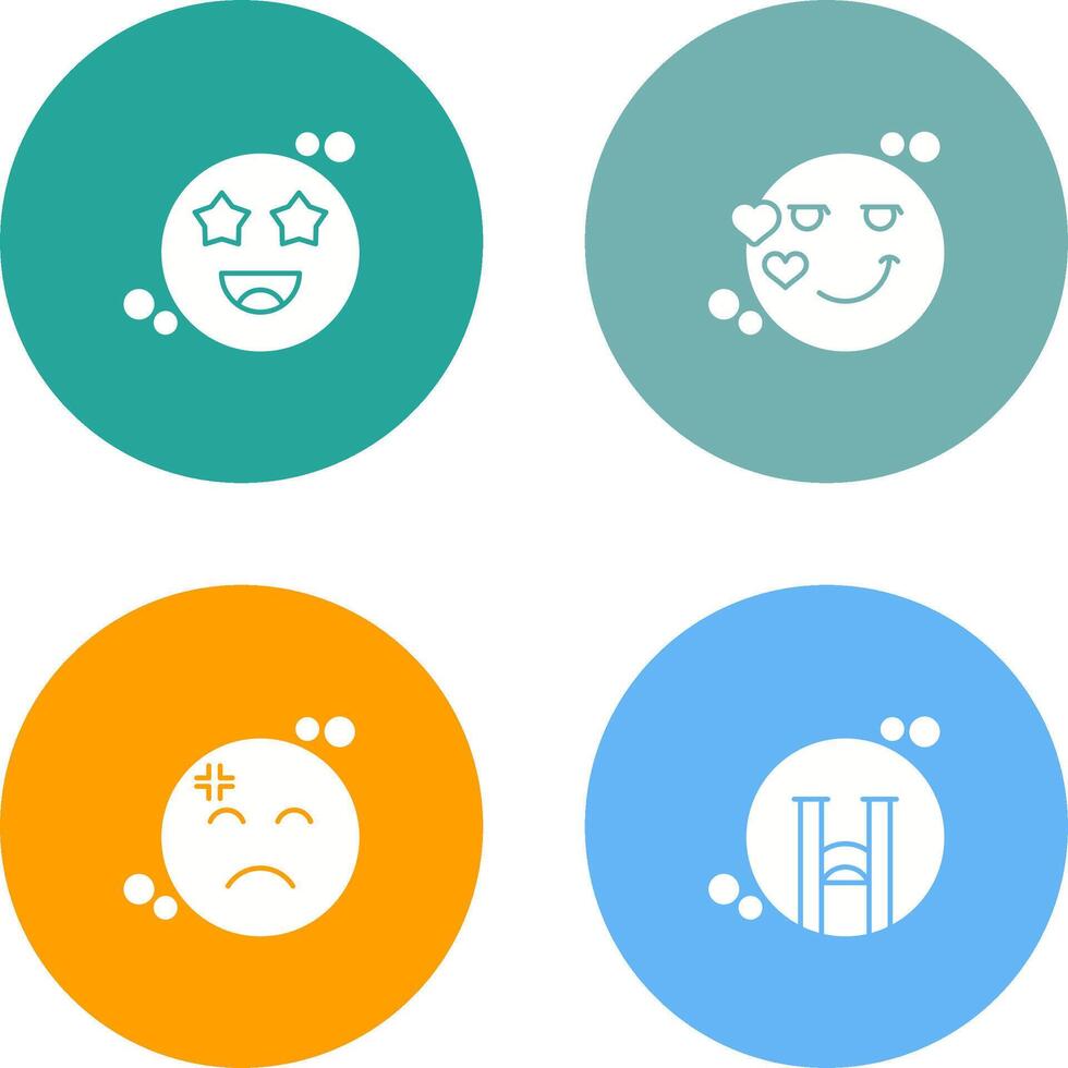 Starstruck and Flirty Icon vector