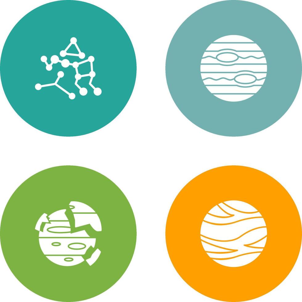 ursa major and neptune Icon vector