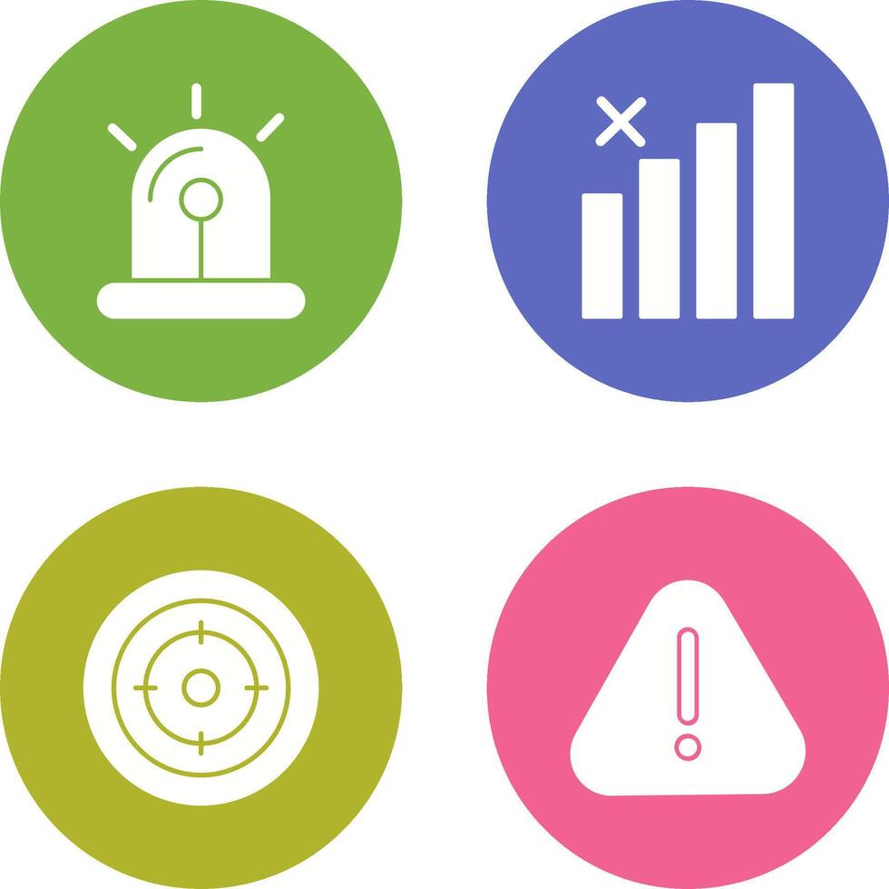 Sire and Block Icon vector