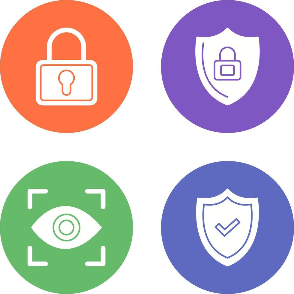 Lock and Privacy Icon vector