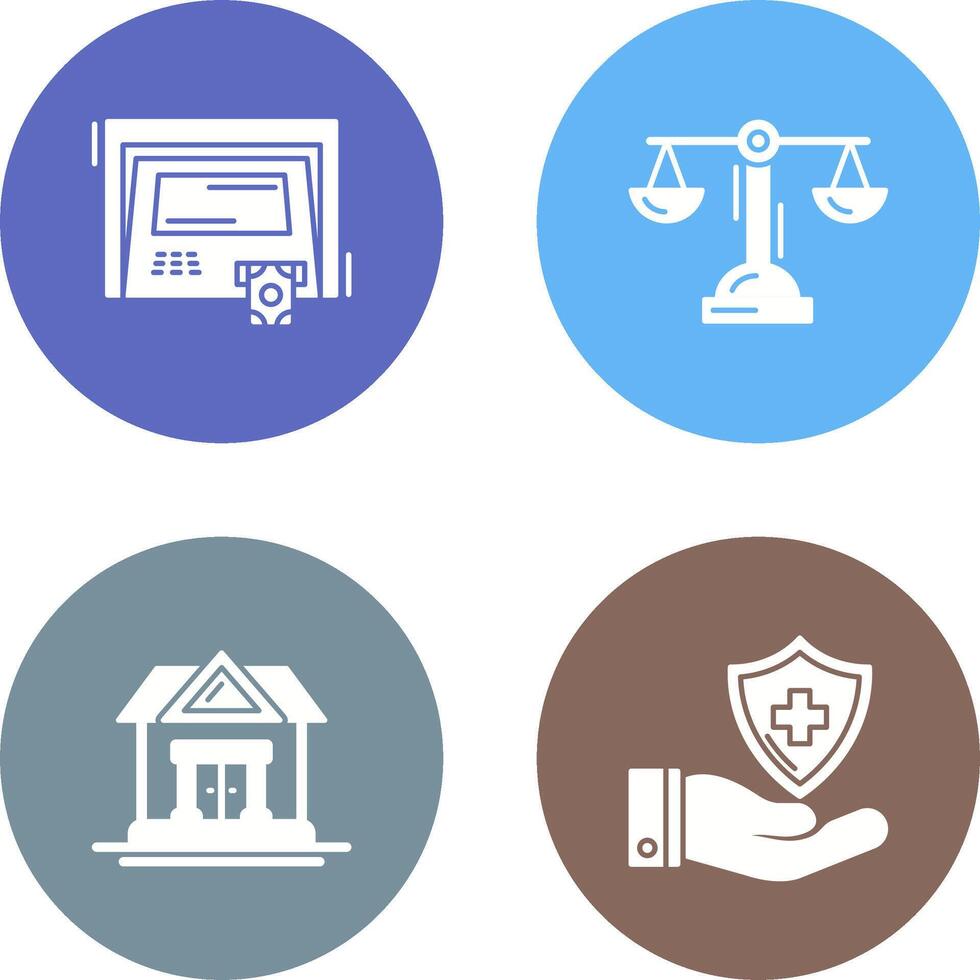 ATM and Balance Icon vector