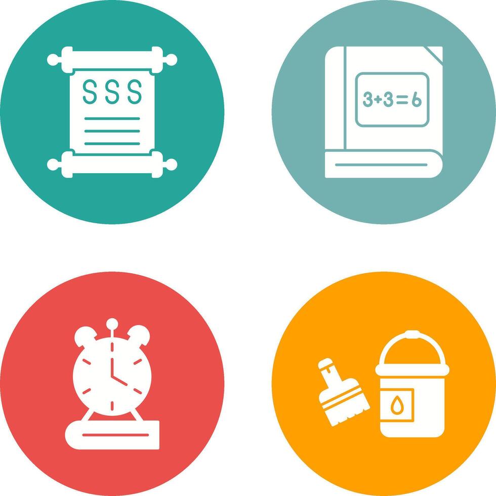 History and Math Icon vector