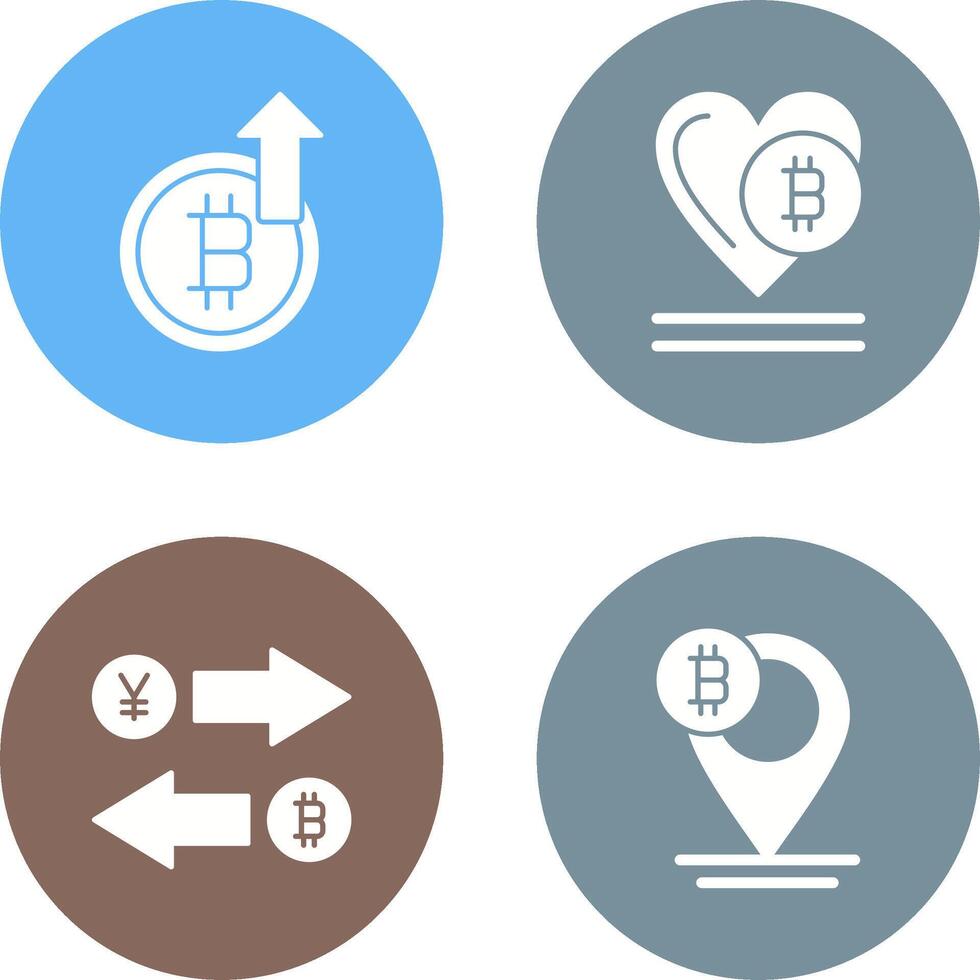 Profit and Heart Icon vector
