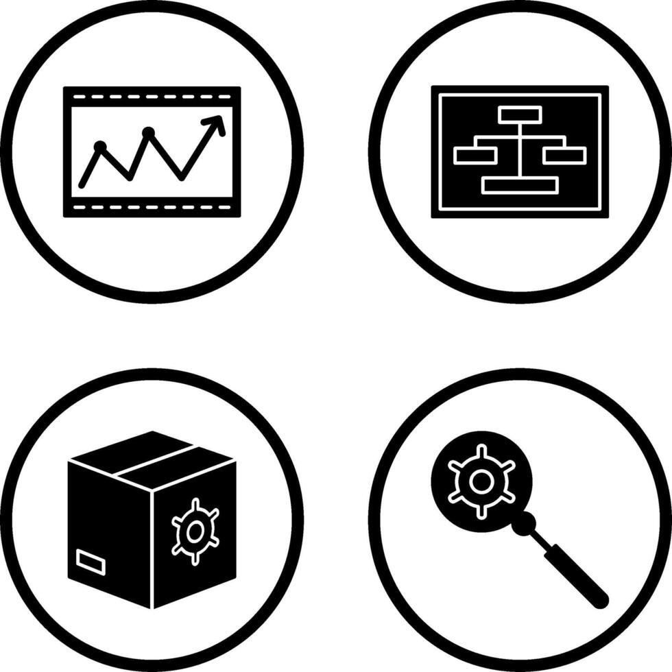 SEO and Seo Structure Icon vector