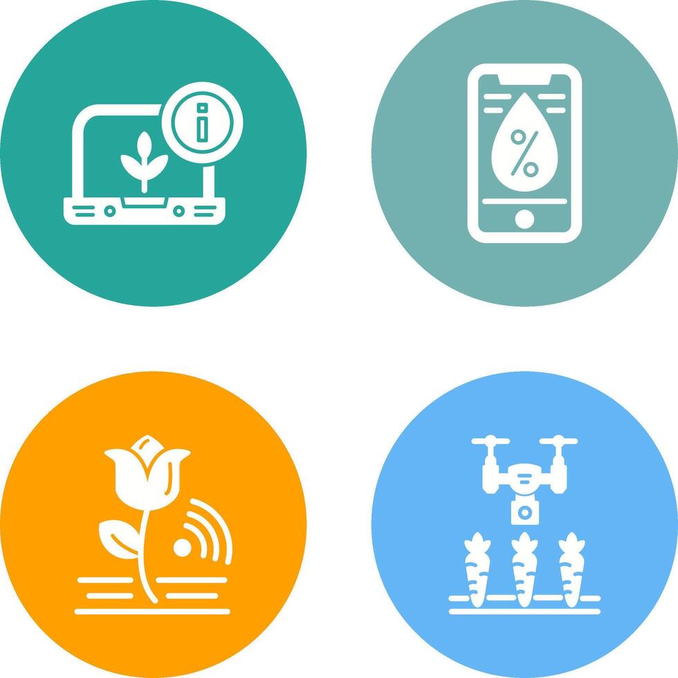 Information and Water Icon vector
