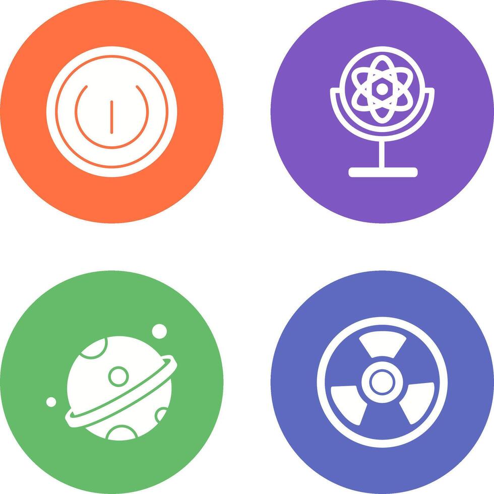 Gyroscope and Power Icon vector