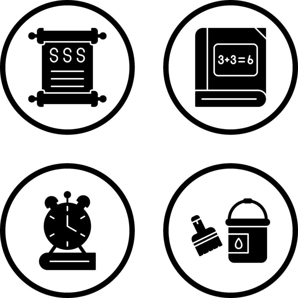 History and Math Icon vector