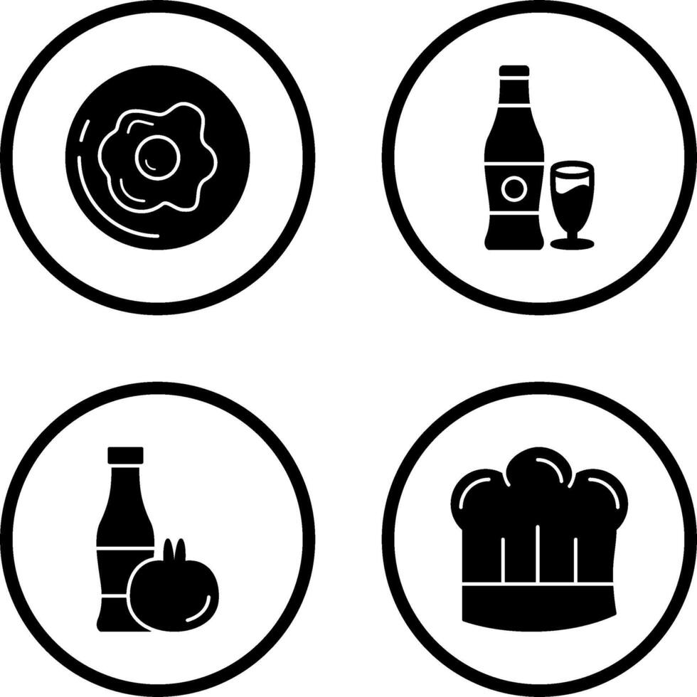 Breakfast and Bear Icon vector