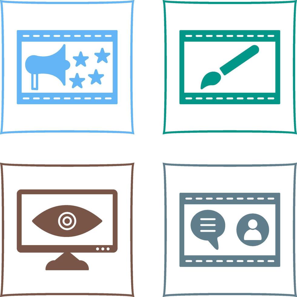 Website Promotion and Website Design Icon vector