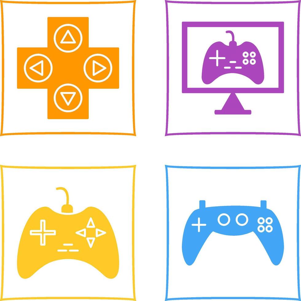 Gaming Control and Online Games Icon vector