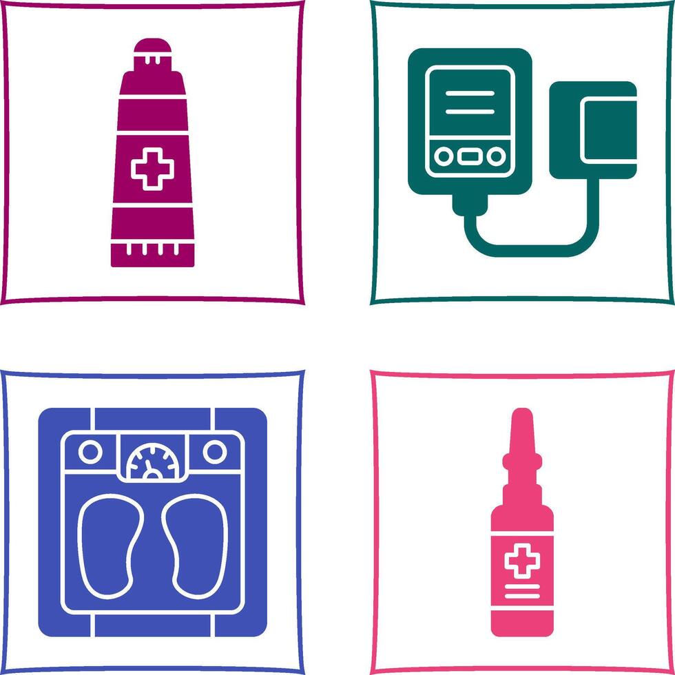 Ointment and Blood Icon vector
