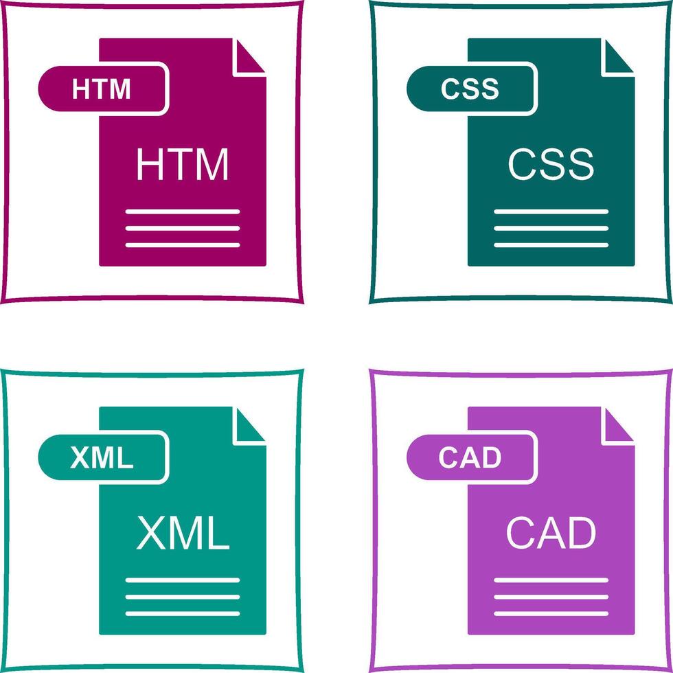 htm y css icono vector