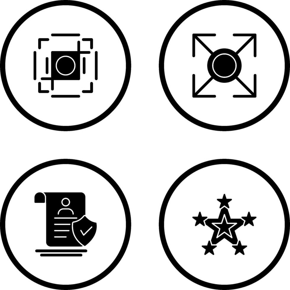 crop and expand Icon vector