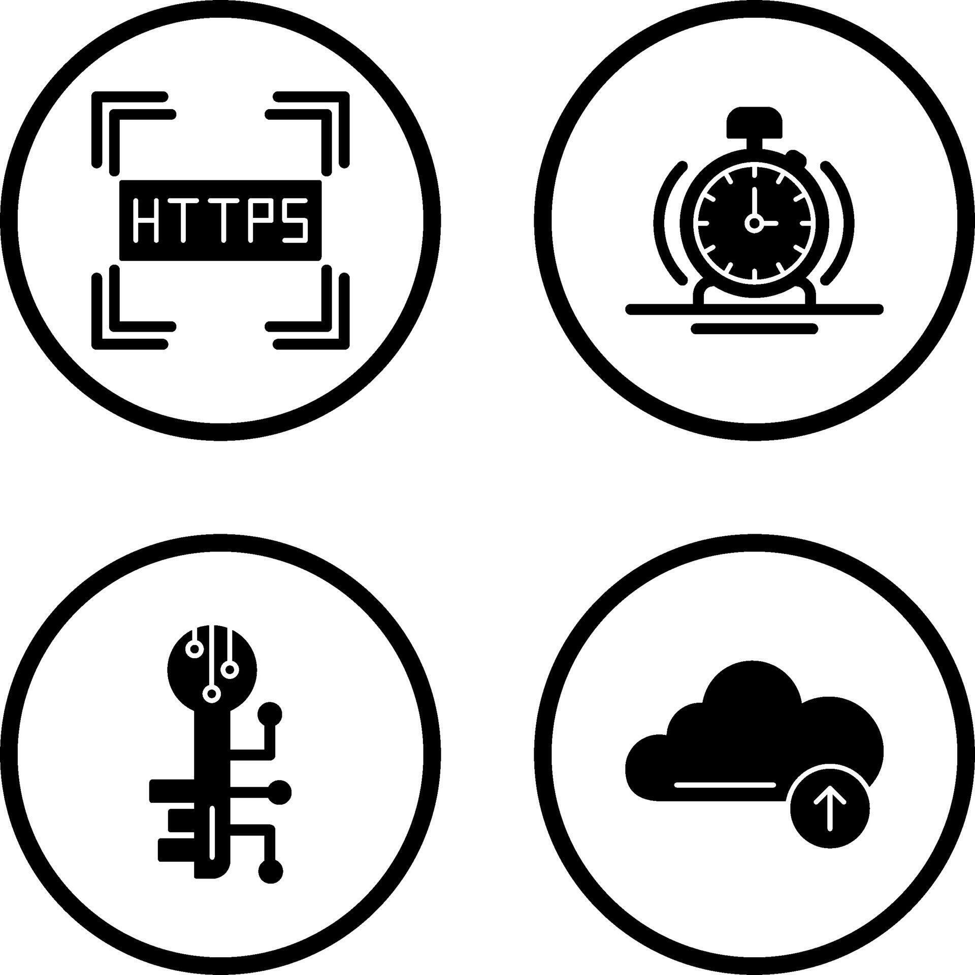 Https and Alarm Icon 44686209 Vector Art at Vecteezy