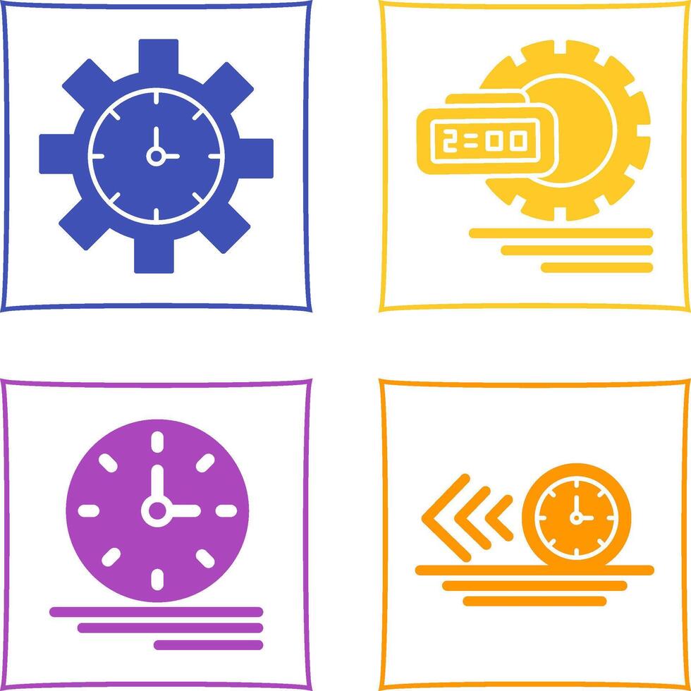 Time Management and Time Management Icon vector