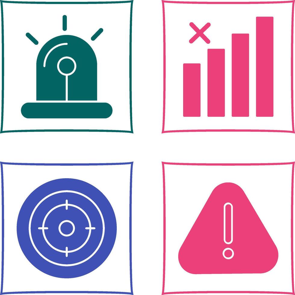 Sire and Block Icon vector
