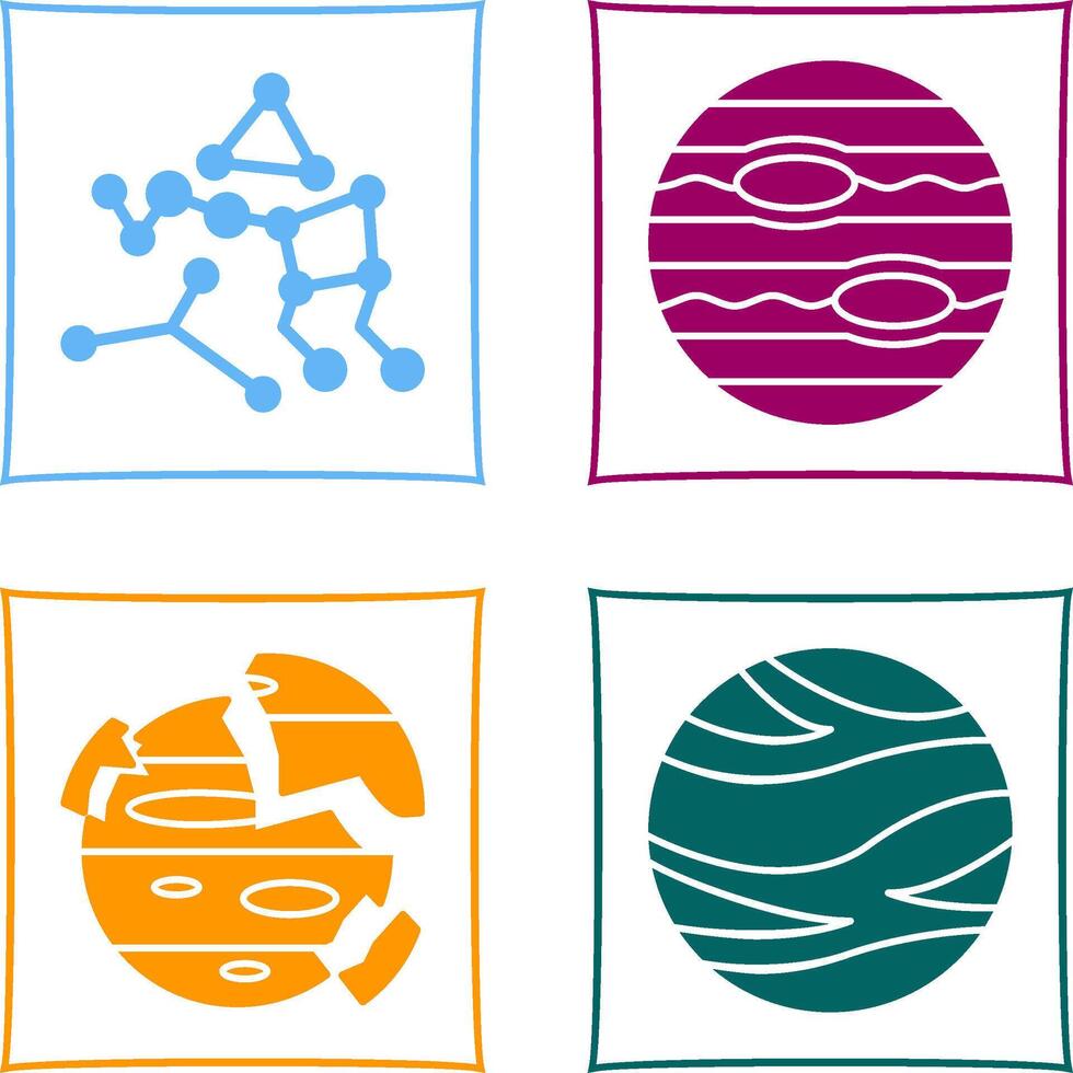 ursa major and neptune Icon vector