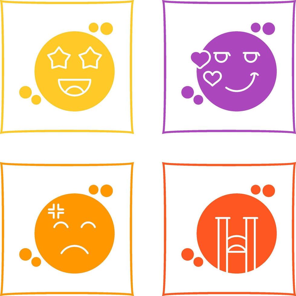 Starstruck and Flirty Icon vector