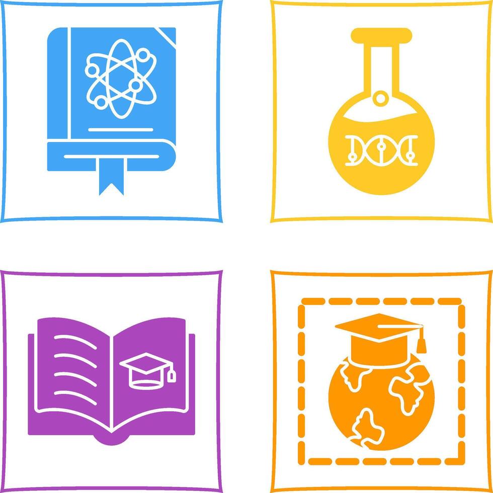Science and Dna Icon vector