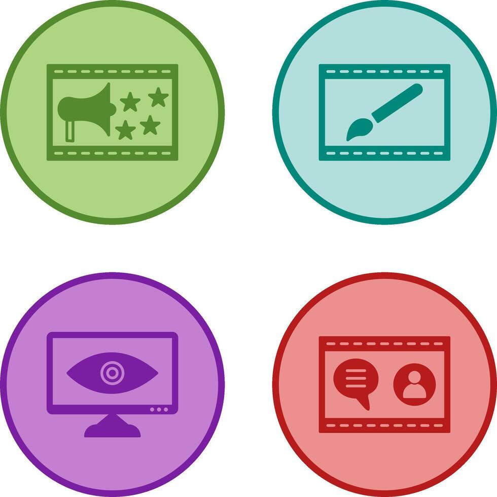 Website Promotion and Website Design Icon vector
