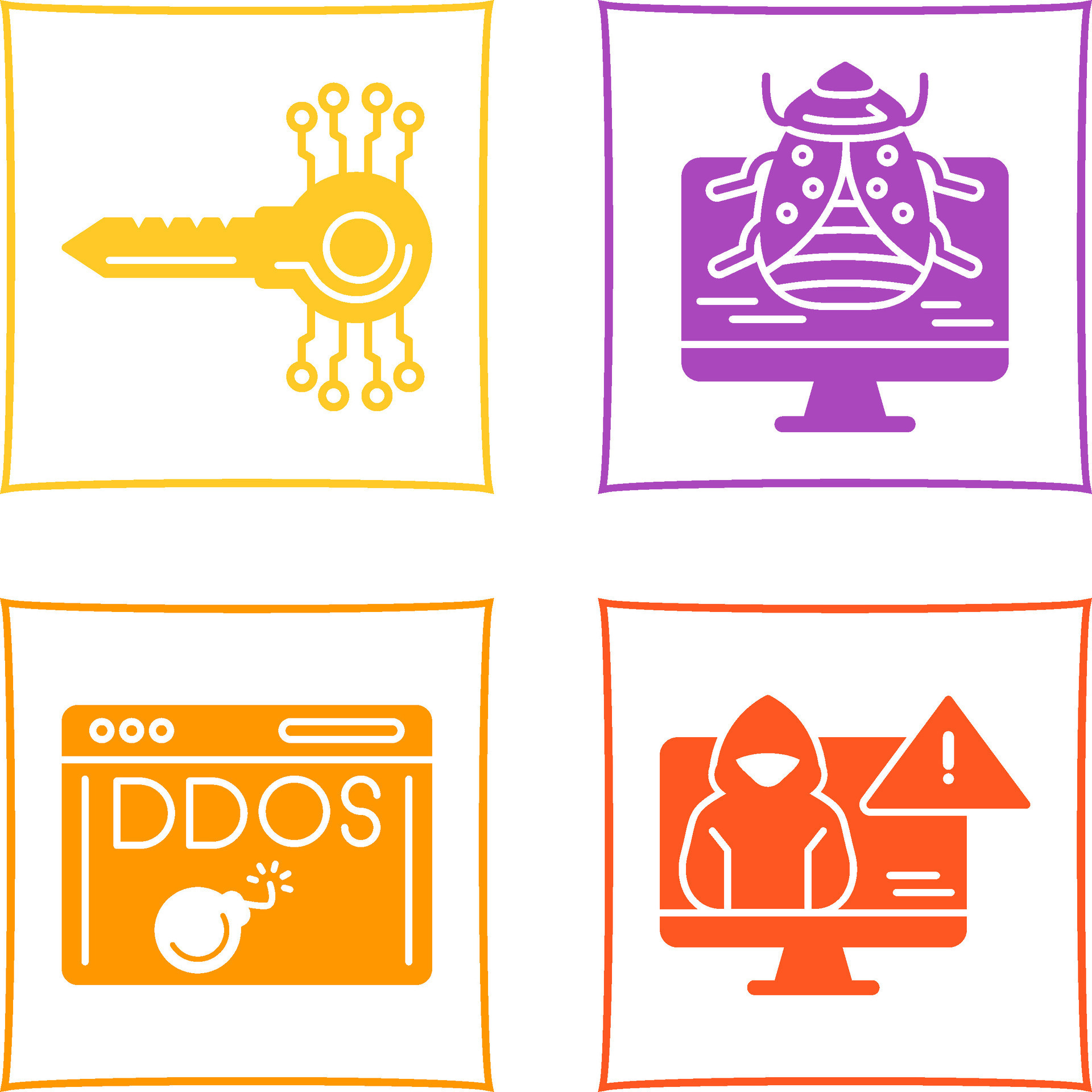 Key Code and Malware Icon 44687047 Vector Art at Vecteezy