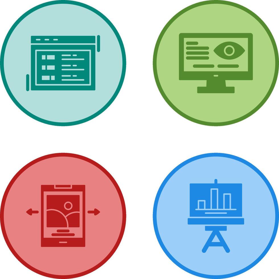 Switch and Vision Icon vector