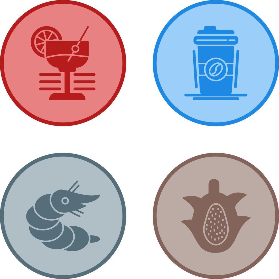 Martini and Coffee Cup Icon vector