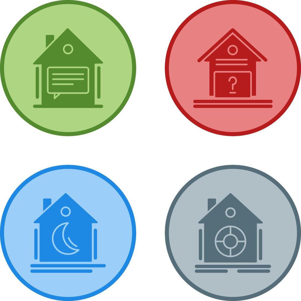 Message and Unknown Icon vector