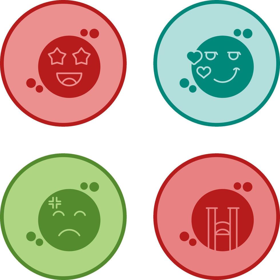 Starstruck and Flirty Icon vector