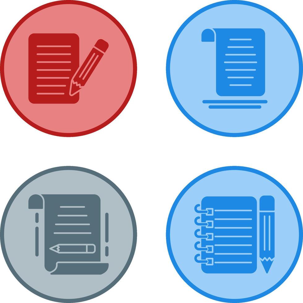 checklist and document Icon vector
