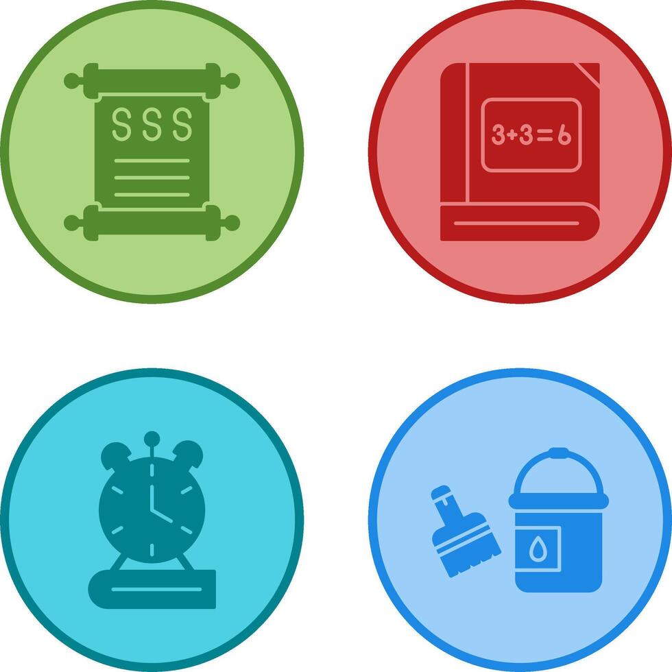 History and Math Icon vector