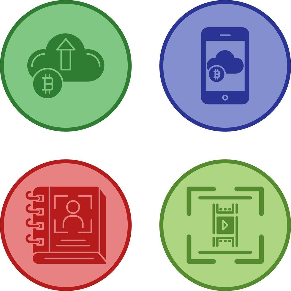 Up Arrow and Cloud Icon vector