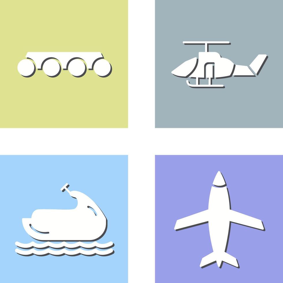 Skates and Military Icon vector