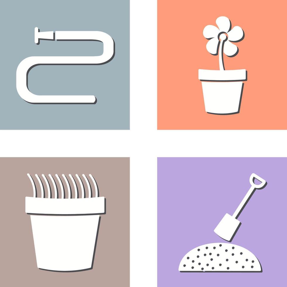 Water Pipe and Lower Pot Icon vector