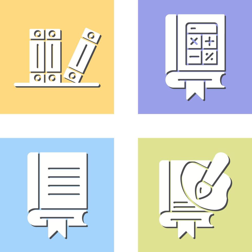 Archive and Mathematics Icon vector
