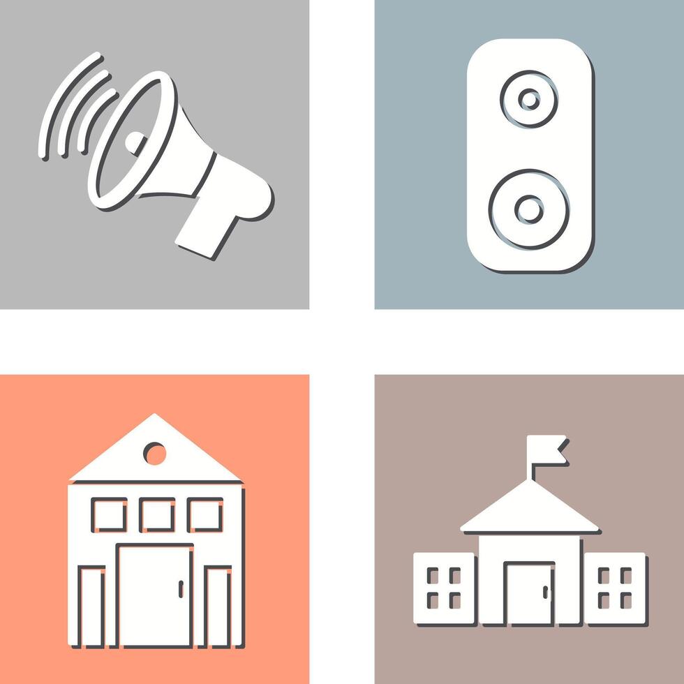 Announcing and Speaker Icon vector