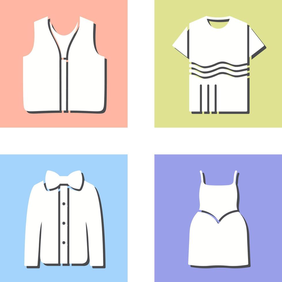 Swimming Vest and Accessory Icon vector
