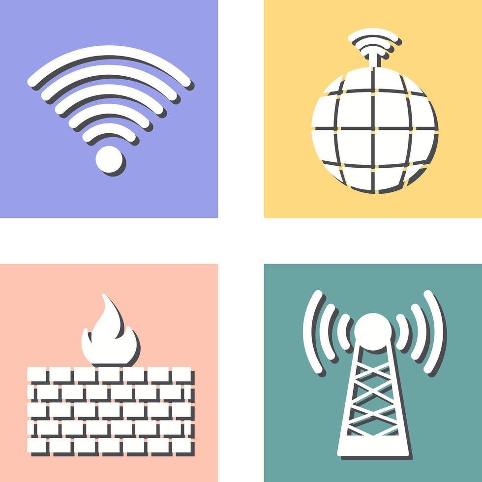 Signal on User and global Signals Icon vector