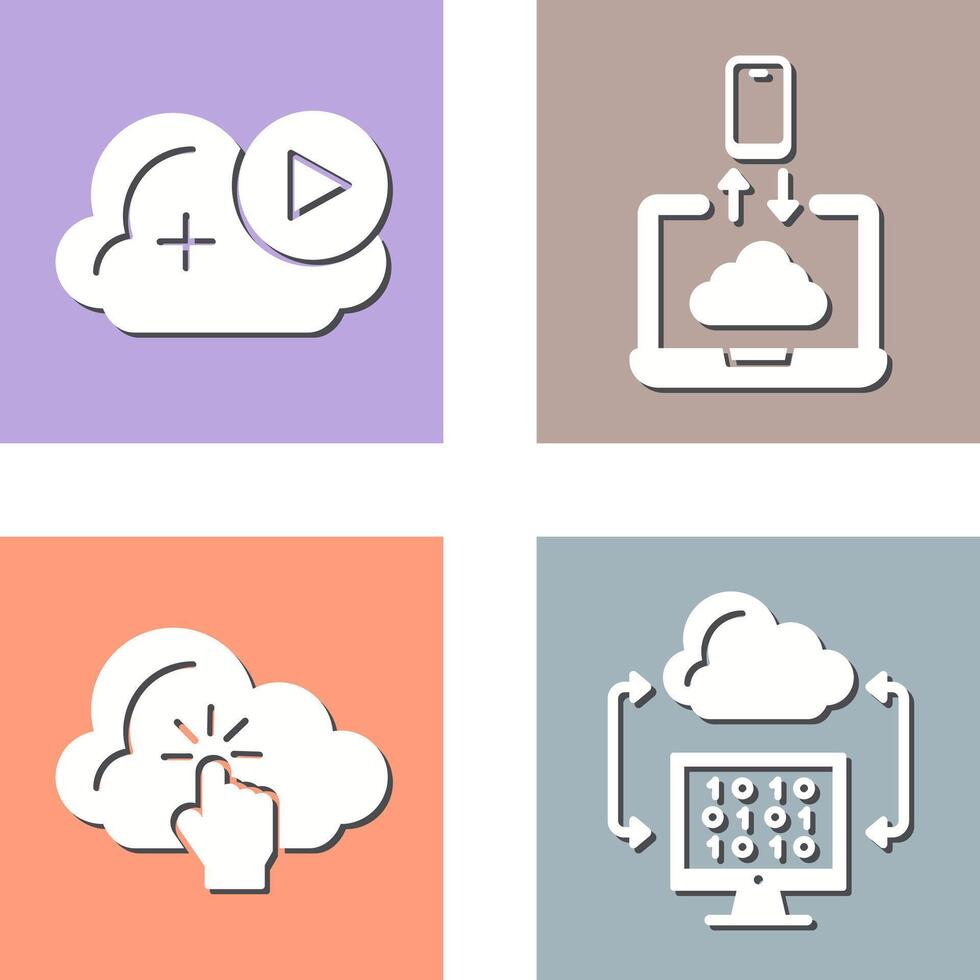 and Data Transfer Icon vector