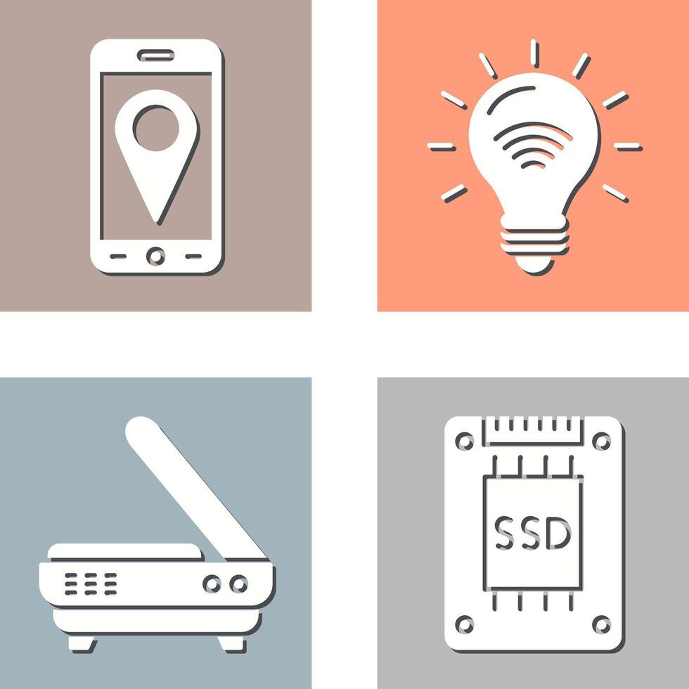 Gps and Smart Energy Icon vector