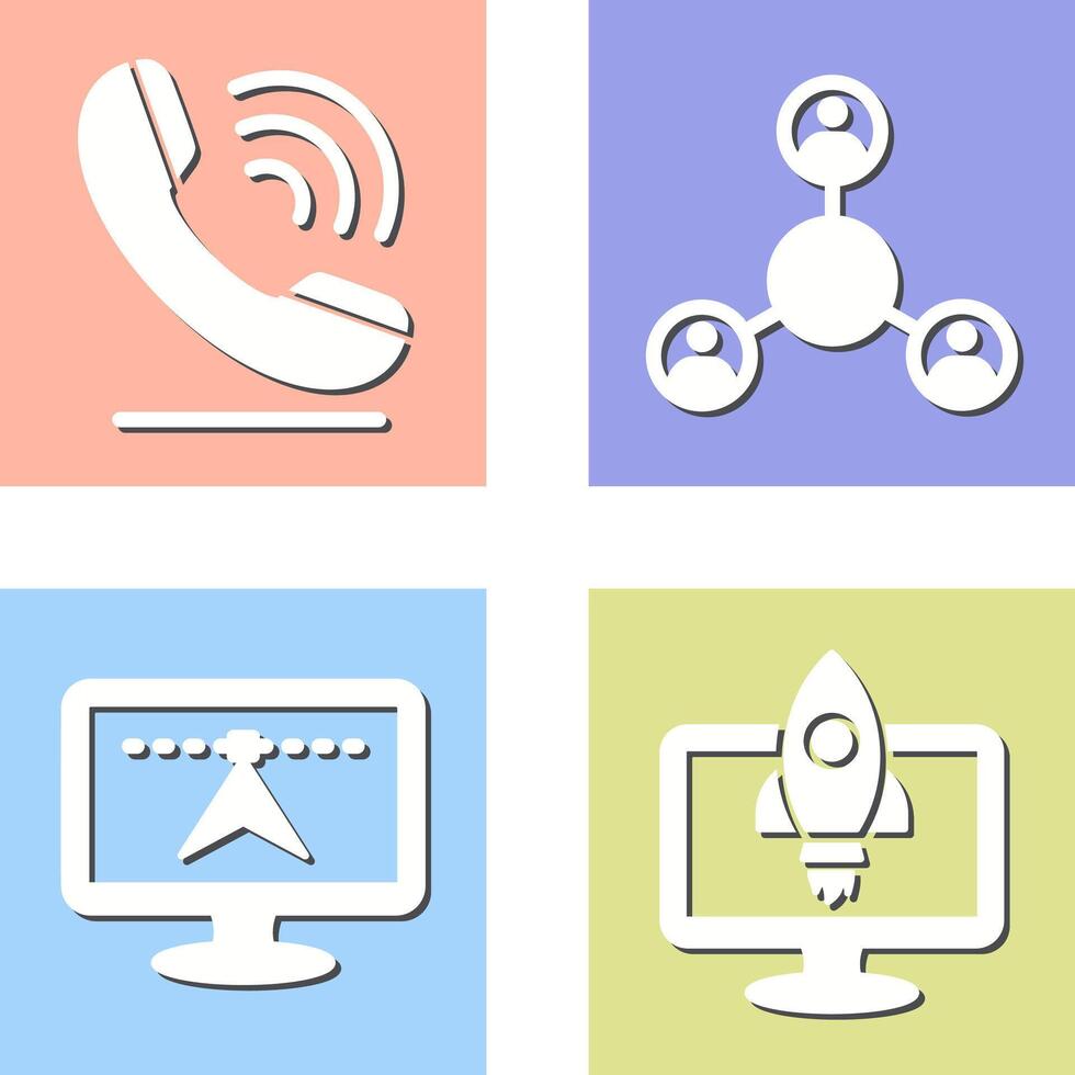 Phone and Share Icon vector