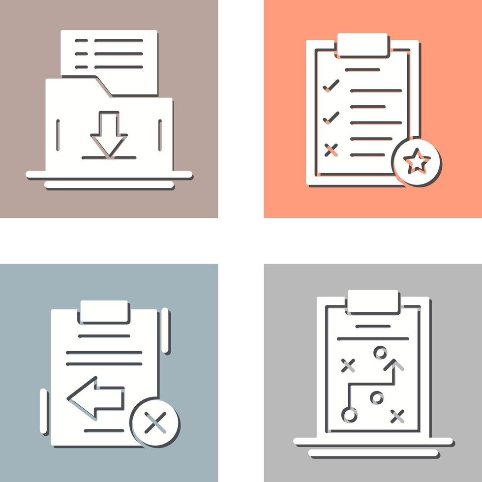 Save List and Task List Icon vector