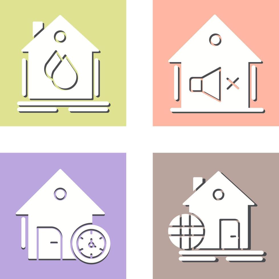 Water Hose and Mute Icon vector