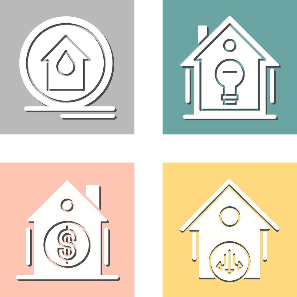 Fire Alarm and Home Automation Icon vector