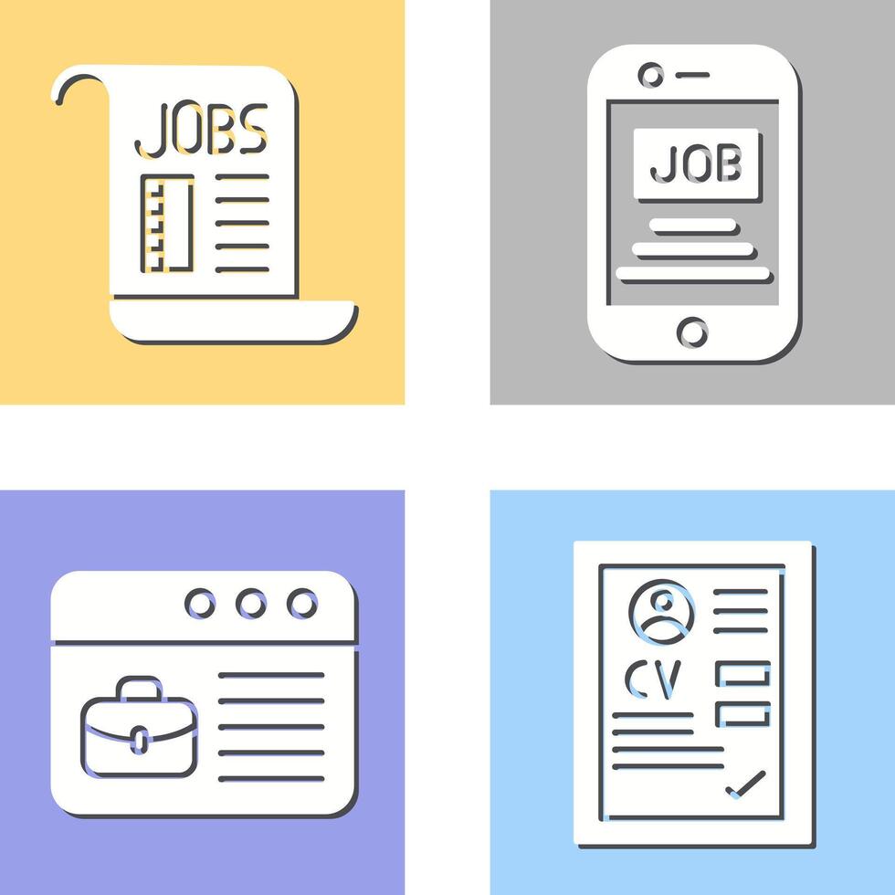 Smart Phone and News Paper Icon vector