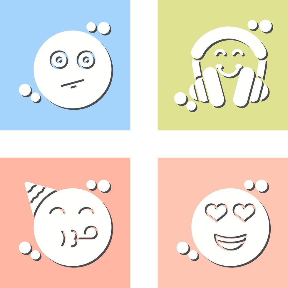 Neutral and Headphones Icon vector