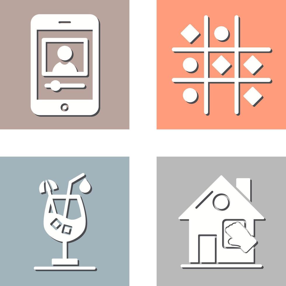 log and Tic Tac Toe Icon vector